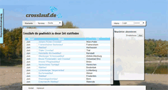 Desktop Screenshot of crosslauf.de
